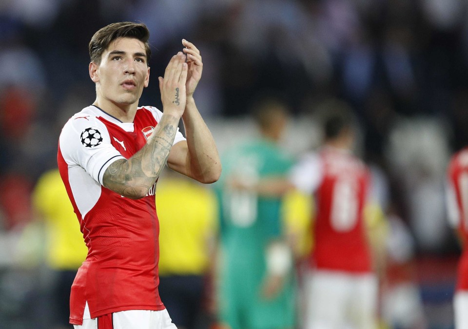 Hector Bellerin joins teammate Santi Cazorla in festive spoof press conference