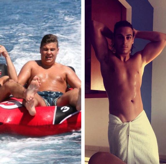 Chris Clark has shared an amazing throwback snap to show how much weight he has lost