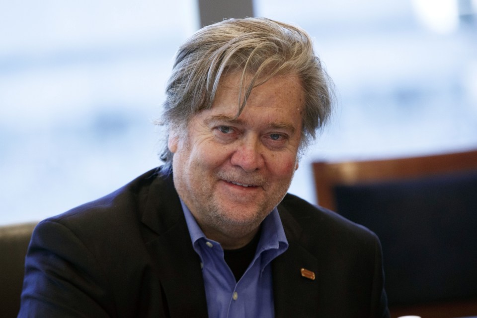  The talks were reportedly pushed through by Trump strategist Steve Bannon (pictured)