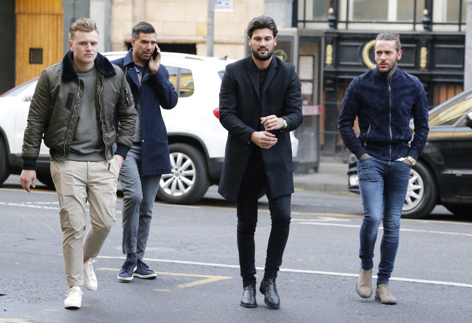 FAMEFLYNET - The TOWIE Cast Seen Arriving At The Mansion Club In Liverpool