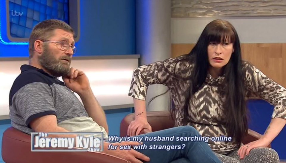 Julie said she feels like a 'waste of space' now her husband has gone on hook-up websites