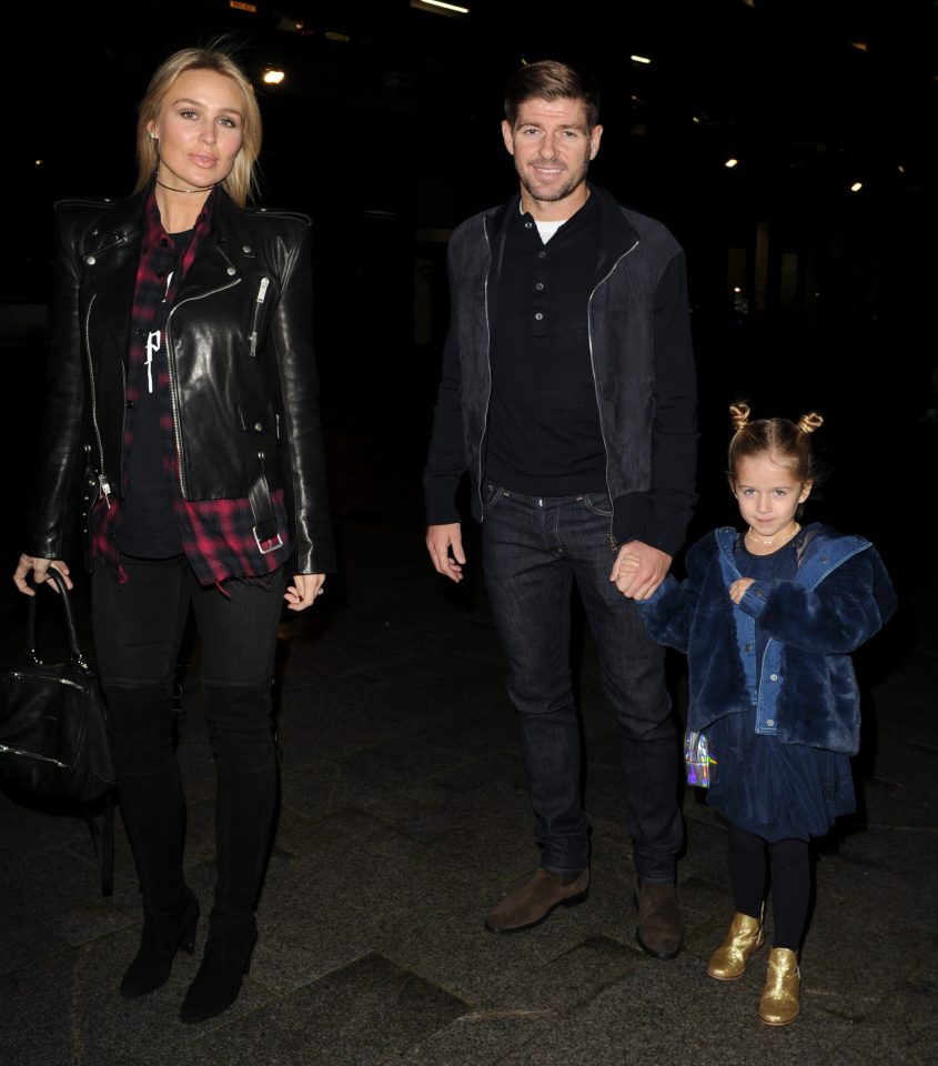 Steven Gerrard went with his family for a fun trip to see Disney on Ice