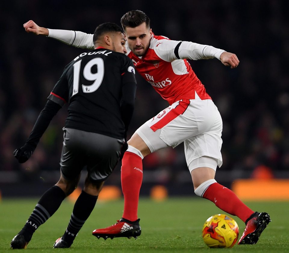 Carl Jenkinson has been derided by Arsenal fans on Twitter