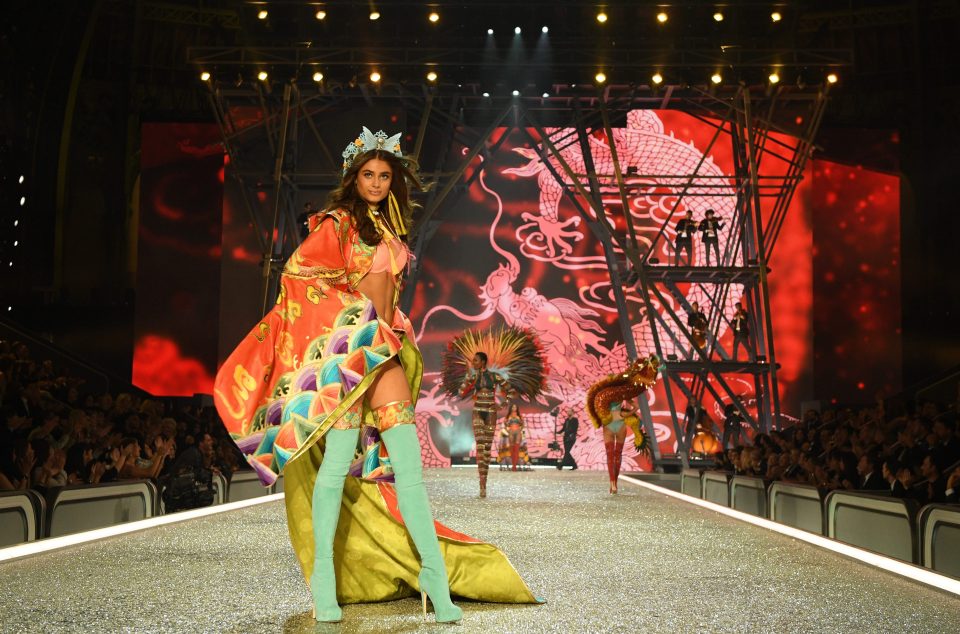 All kinds of colour combinations and prints featured in the show