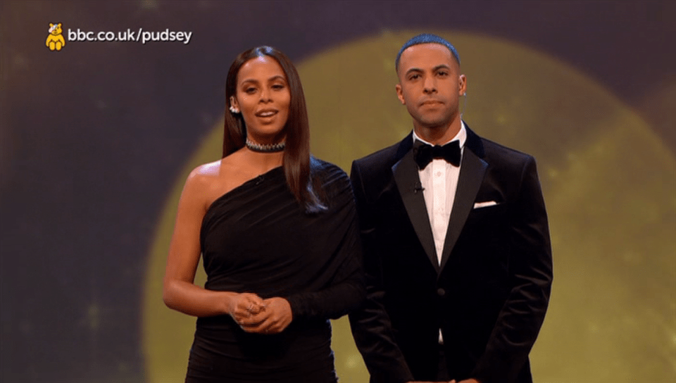 Rochelle and Marvin Humes introduced the singer 
