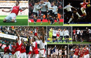 Seven classic North London Derbies ahead of Sunday's Arsenal vs Tottenham showdown including THAT nine-goal thriller at the Lane