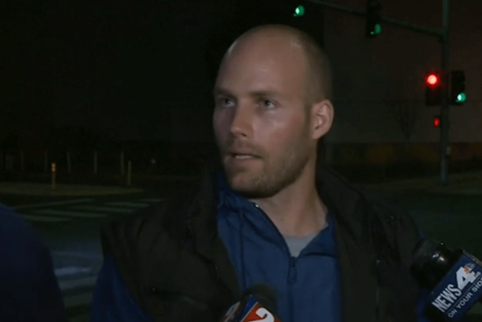 Austyn Crites said he was swarmed on by Trump fans who almost strangled him