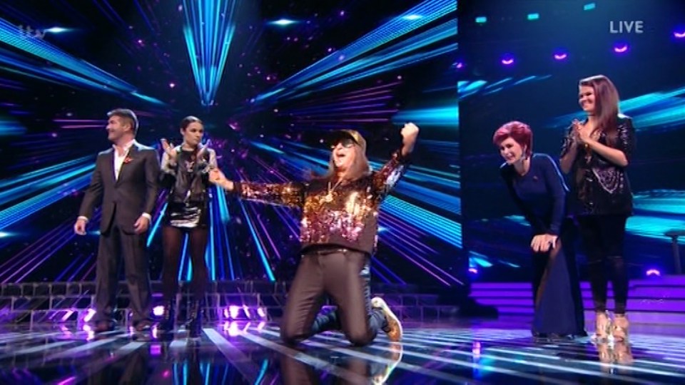 The aspiring rapper narrowly avoided injury when she threw herself to the floor