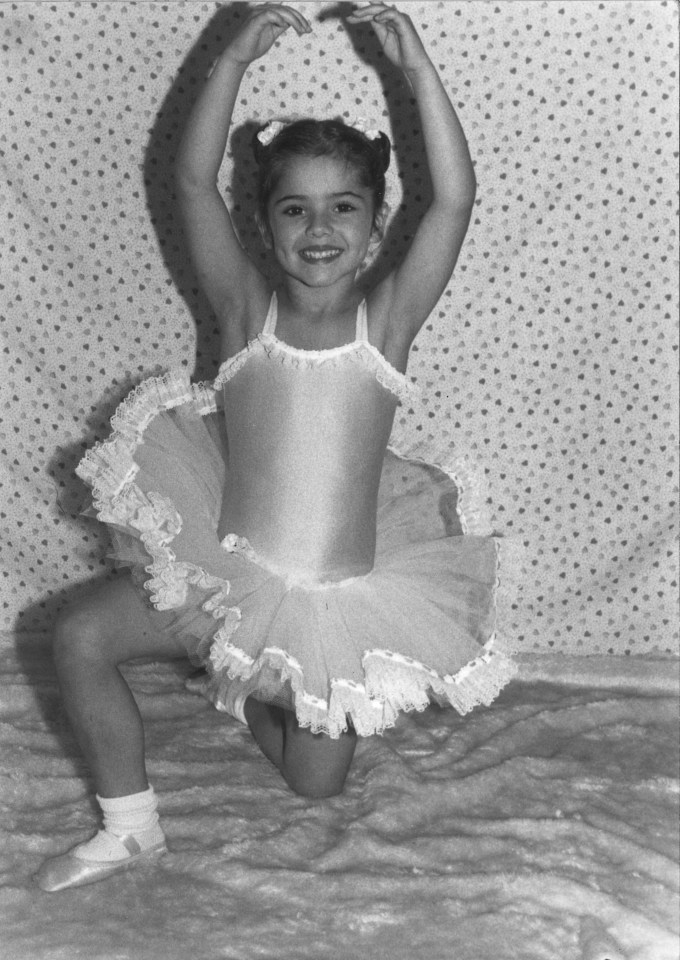 Cheryl showed off her entertainment skills from an early age