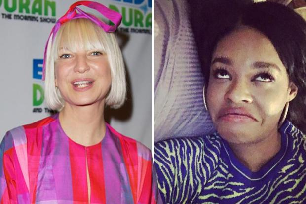 composite Azealia Banks and Sia