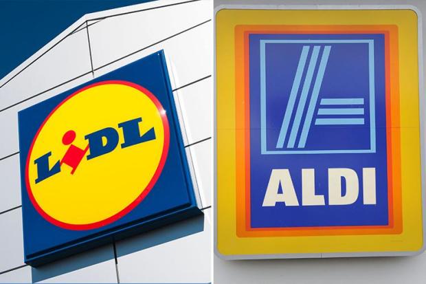 Lidl and Aldi sign