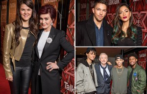 X Factor finalists put their nerves behind them as they join judges at sound check in Wembley Arena