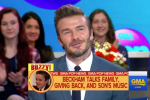 David Beckham denies 'pimping out' singer Cruz and claims son simply 'wanted to do something for charity'
