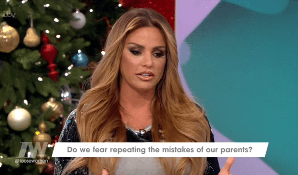  She told Loose Women Harvey stayed at home while Princess and Junior visited the popstar