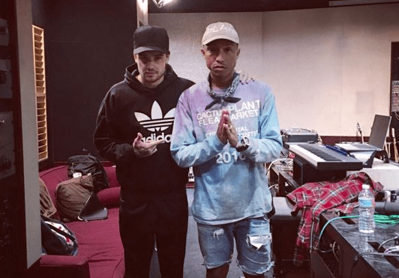  Liam has been receiving guidance from rapper Pharrell while working on his solo efforts