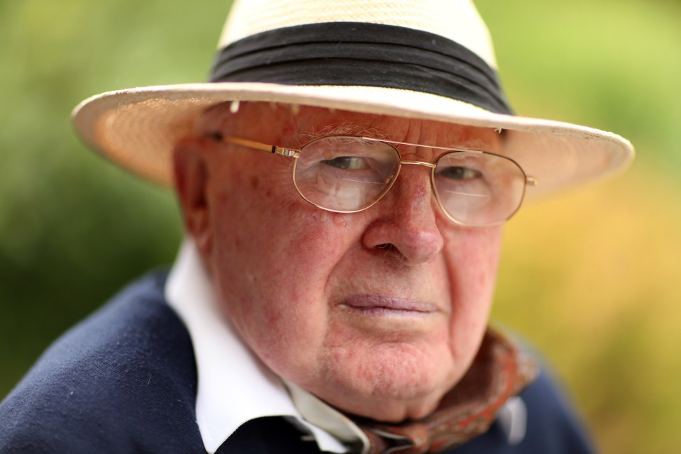 The war hero continued to fly into his nineties after a career working in the hotel industry
