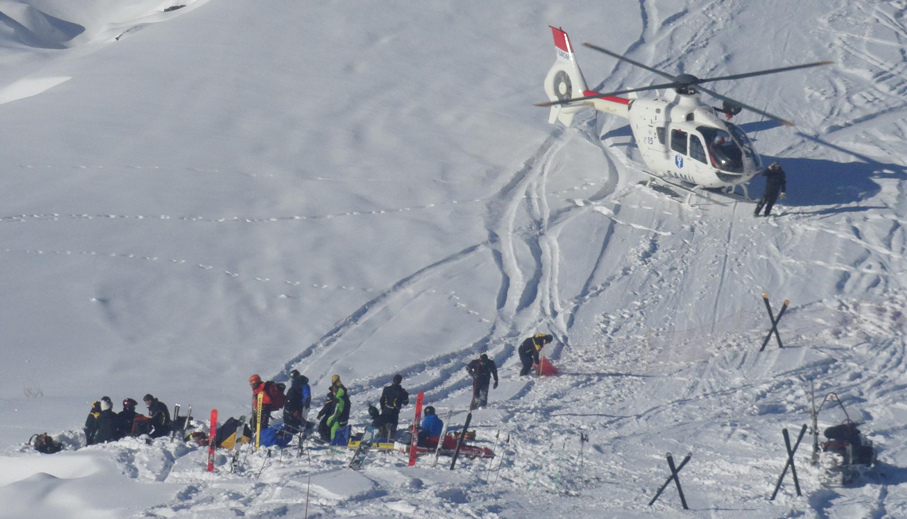 The scene of the accident in the French Alps six years ago