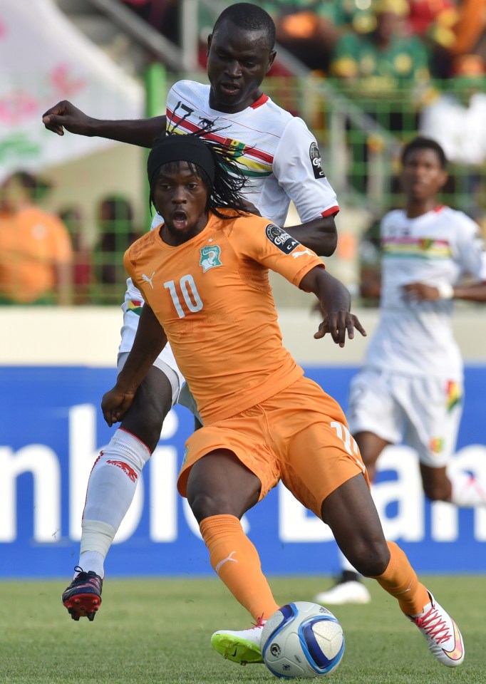 Gervinho is relied upon to provide the creativity in the Ivory Coast ranks