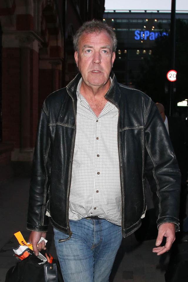  May added that Clarkson, pictured, 'gets on his t***'