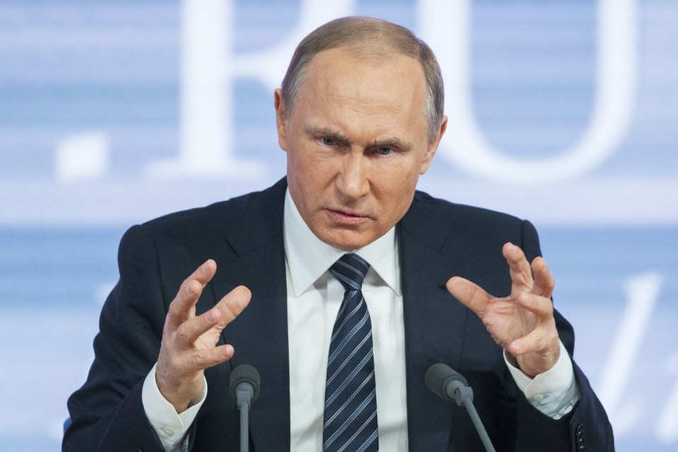 You can only imagine how Vladimir Putin reacted 