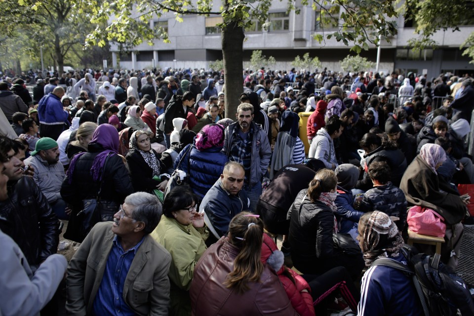 Syrian refugees in Berlin 