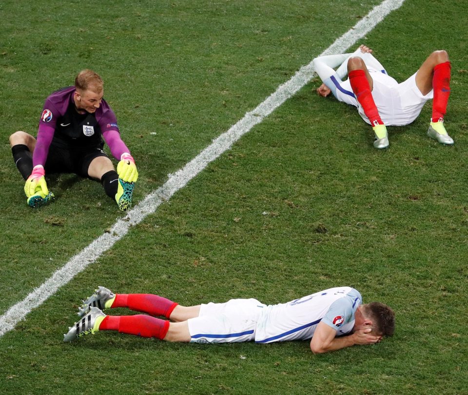 Flat out...England were turfed out of Euro 2016 by tiny Iceland