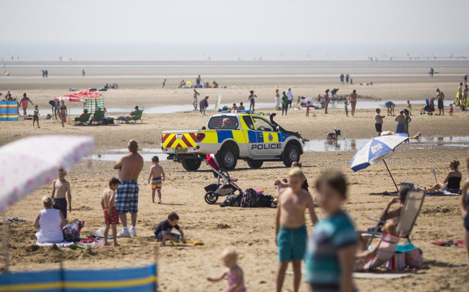 Camber Sands can attract up to 25,000 visitors on hot summer days