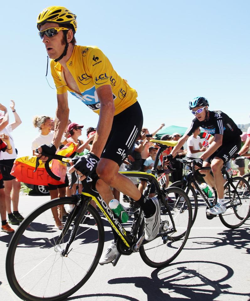 Bradley Wiggins won the Tour de France in 2012