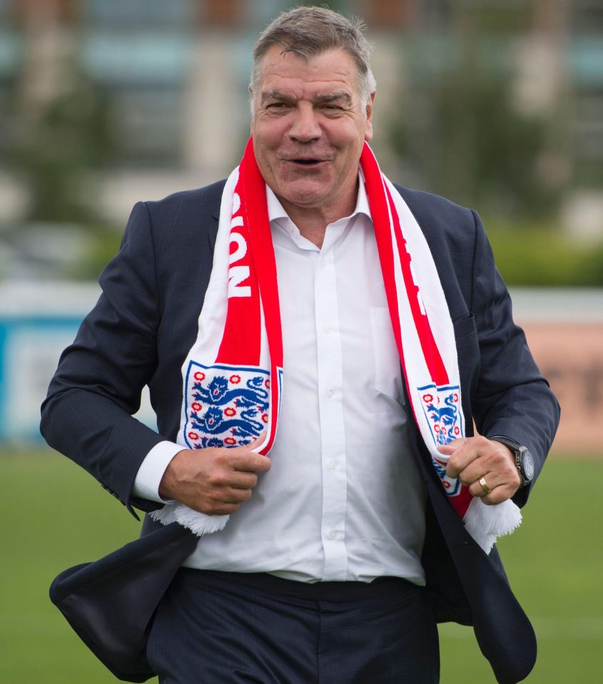 Sam Allardyce settled into the England job...but not for long