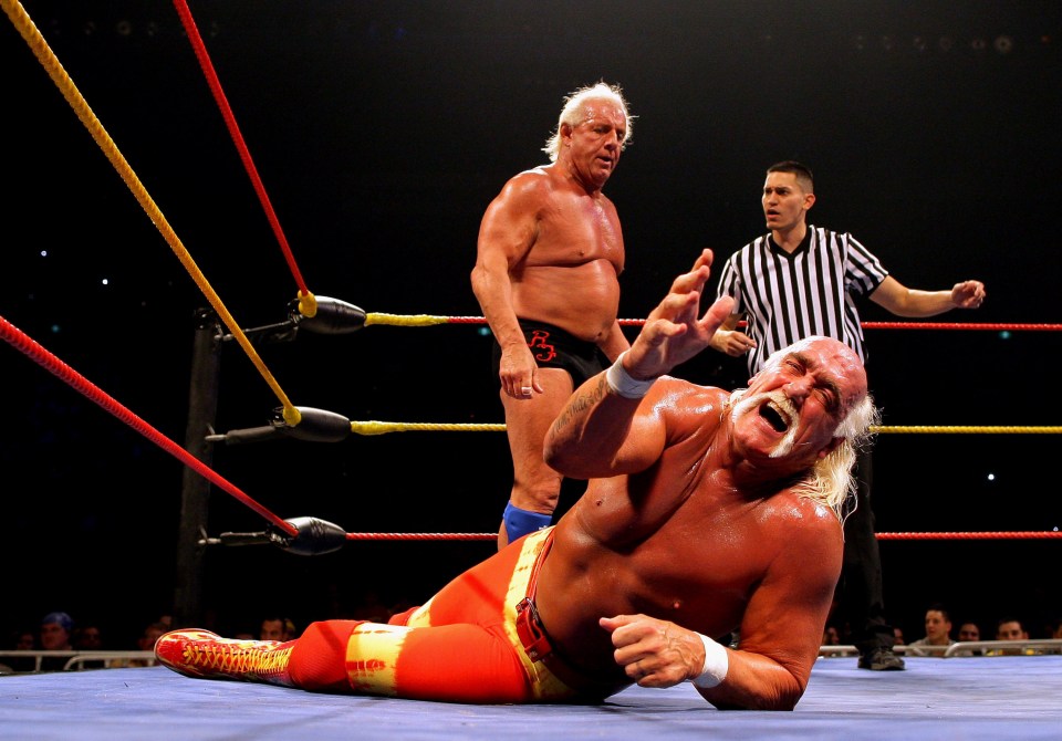 Flair is a legend of wrestling and has fought all the greats, including Hulk Hogan