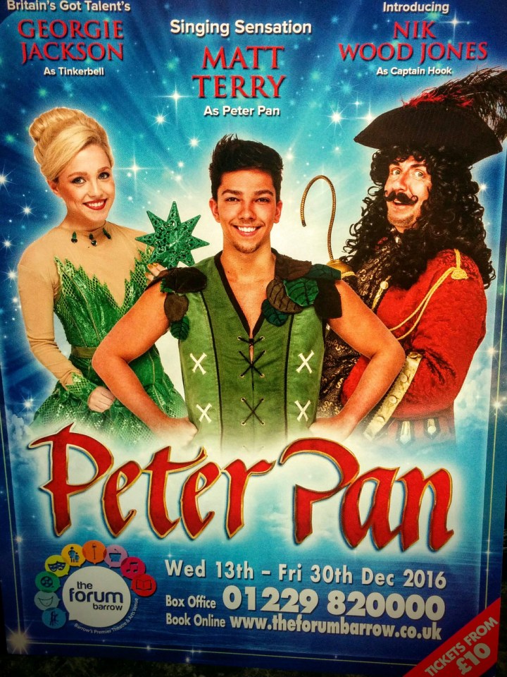 Matt Terry had to be bought out of his contract to star in Peter Pan in Barrow by X Factor bosses