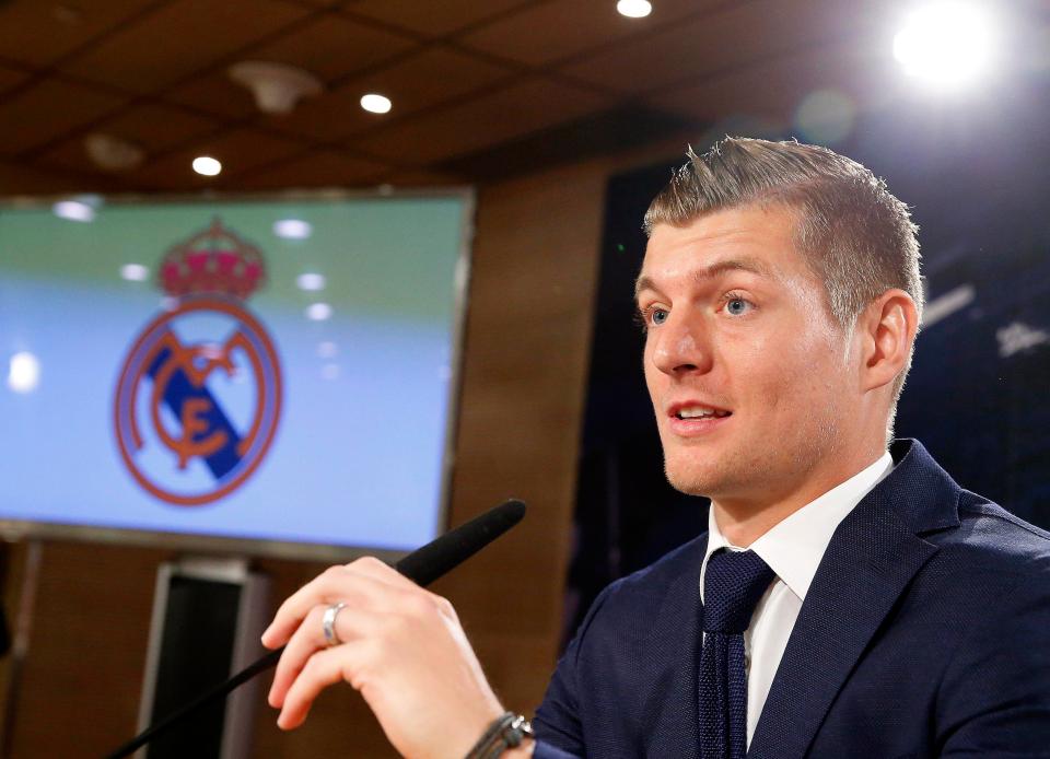 The German has only just signed a new deal at Real Madrid