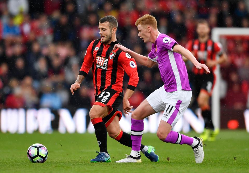  Wilshere has impressed since moving to Bournemouth on loan