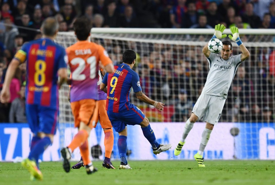 Bravo handles way outside his area against Barcelona