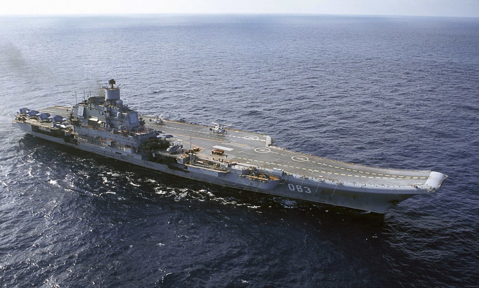 Admiral Kuznetsov is apparently failing in its main purpose ...get its planes up