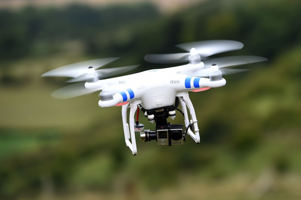 A drone flew just 20 metres away from a passenger jet over London almost causing a crash