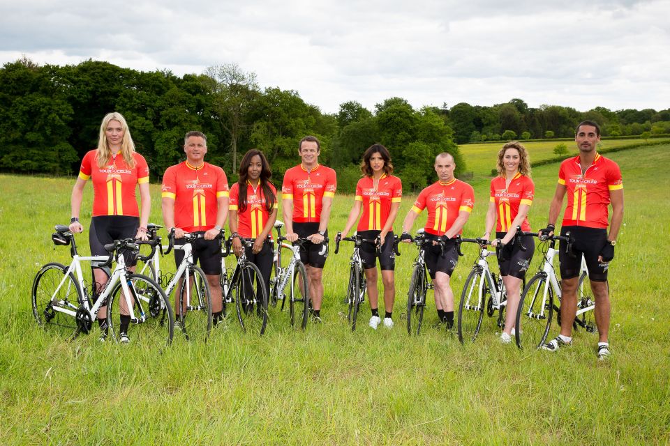 On yer bike ... Channel 5 show Tour de Celeb will see Jodie attempt to complete race L’Etape du Tour alongside eight other celebrities