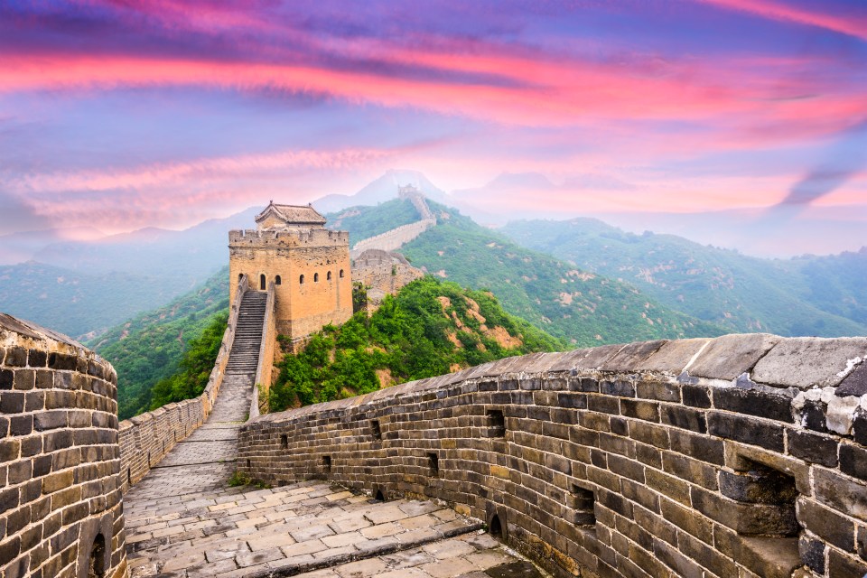 The ancient, 5,500-mile ruin snakes up and down the mountain ridges as far as the eye can see