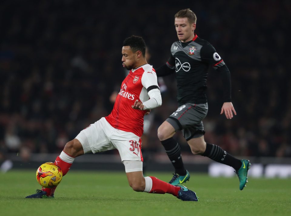 Coquelin couldn't help Arsenal avoid defeat to Southampton in the EFL Cup
