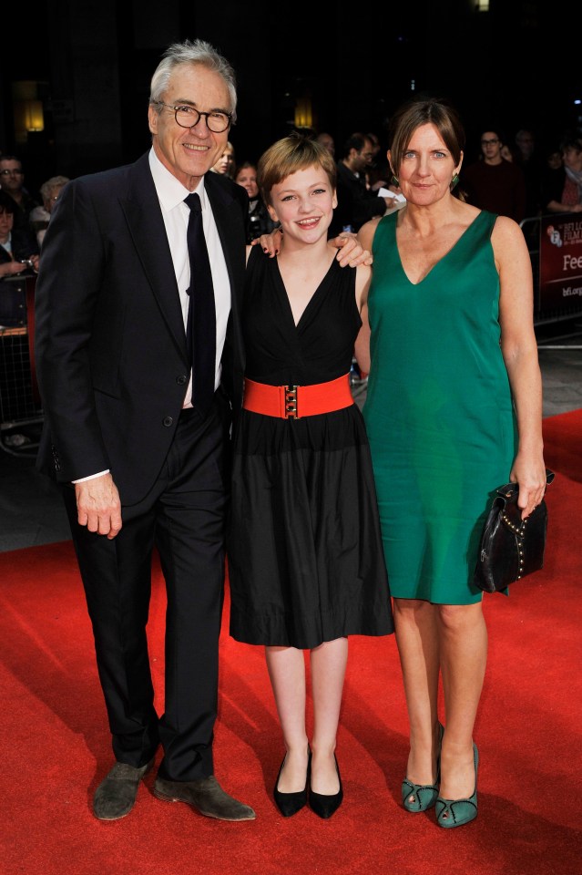 Larry with his daughter Eloise and partner Clare 