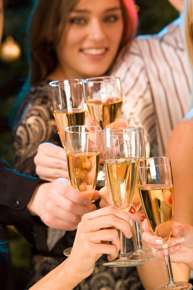 The bubbles in champagne can get you drunk quicker