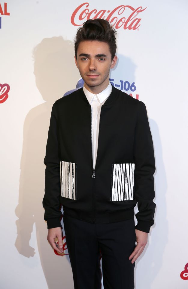 Nathan Sykes joined stars at the bash