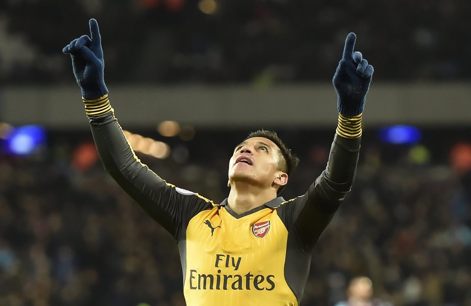 Alexis Sanchez secures his hat-trick