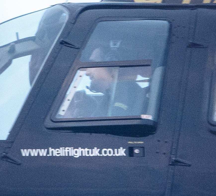 Happy Hamster ... Hammond grins as he takes control of the aircraft