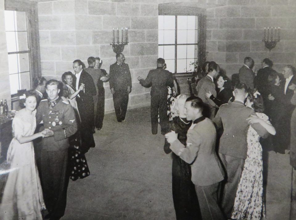 It was found in a gallery of 12 snaps of the wedding reception