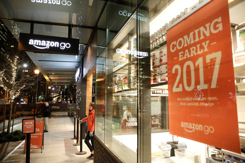Amazon Go is only open to the firm's staff at the moment, but everyone else will be able to start using it in early 2017