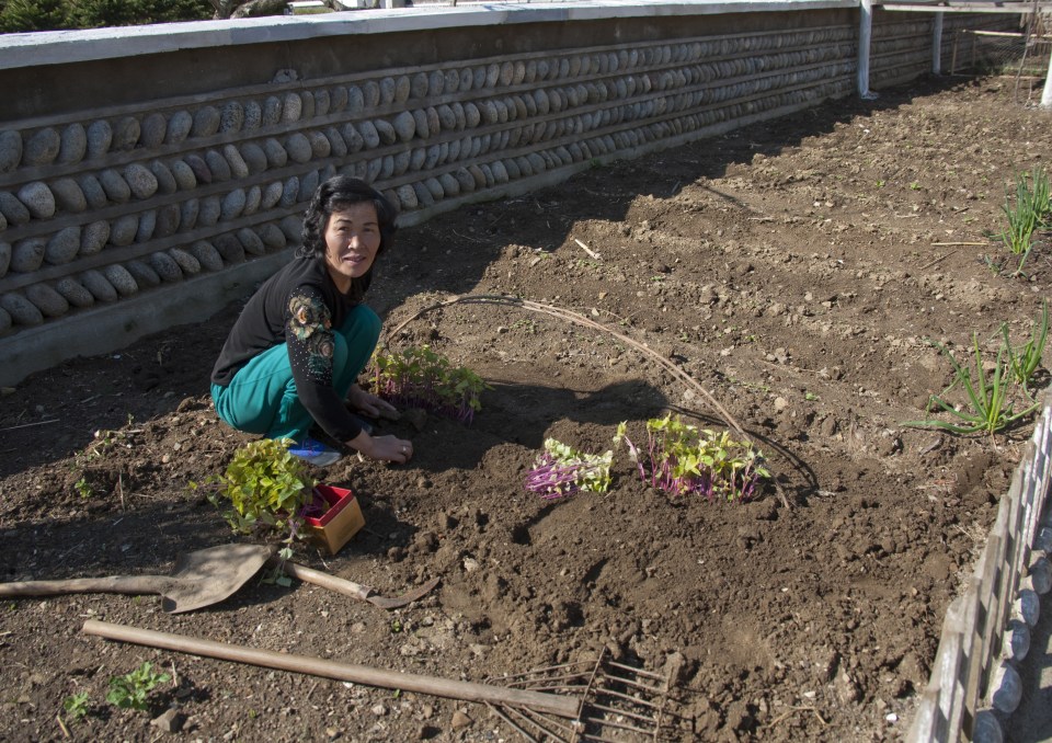 Residents are permitted to garden which helps them feed themselves