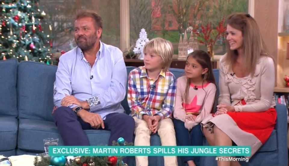 Martin wanted his family to know he was thinking of them during his time in camp