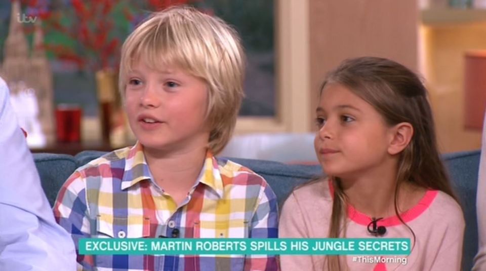 Martin's children Megan and Scott knew to watch out for their dad's secret message