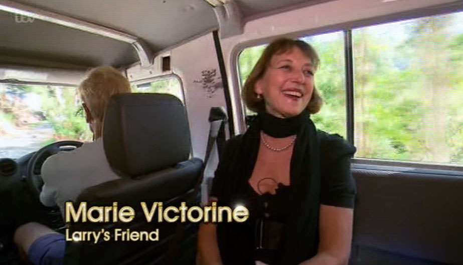 Marie said she was going to give Larry a big hug 
